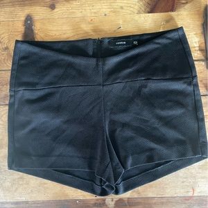 Torrid Black High Waist Textured Shorts